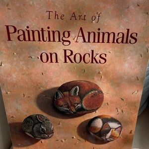 PRICE DROP! The Art of Painting Animals on Rocks -  Large Format Paperback Book